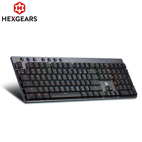 HEXGEARS-Teclado mecánico GK70 para videojuegos, teclado inalámbrico portátil con cable, Bluetooth, hasta 4 dispositivos ► Foto 1/6