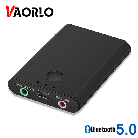 Receptor y transmisor Bluetooth 2 en 1, miniadaptador estéreo inalámbrico de 3,5 MM para TV, PC, coche, altavoz y teléfono inteligente ► Foto 1/6