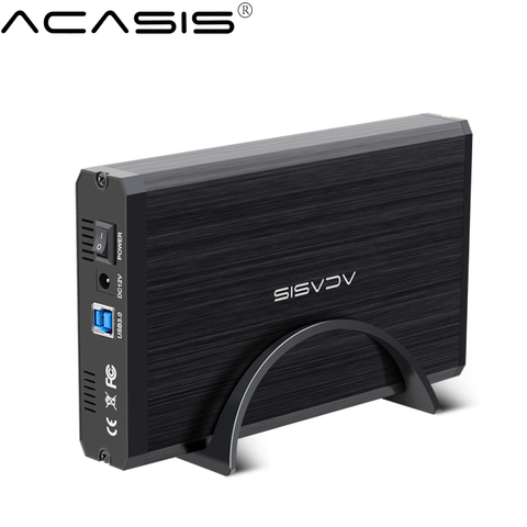 Acasis-caja de Funda de disco duro SSD para disco duro externo, caja de Carcasa de disco duro con lector de 3,5 Funda de disco duro, SATA a USB 2,5, 3,0, 3,5 ► Foto 1/6