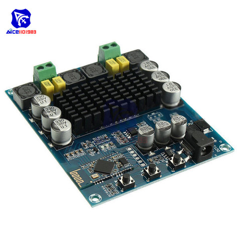 Diymore-placa amplificadora de Audio estéreo Digital, TPA3116D2, 2x120W, doble canal, Bluetooth 4,0, cc 12-24V ► Foto 1/6