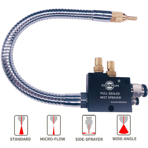 Sistema de pulverización de lubricante Refrigerante sin fugas, Unidad de rociador de enfriamiento de niebla, torno CNC, herramienta de grabado de taladro de fresado ► Foto 1/2