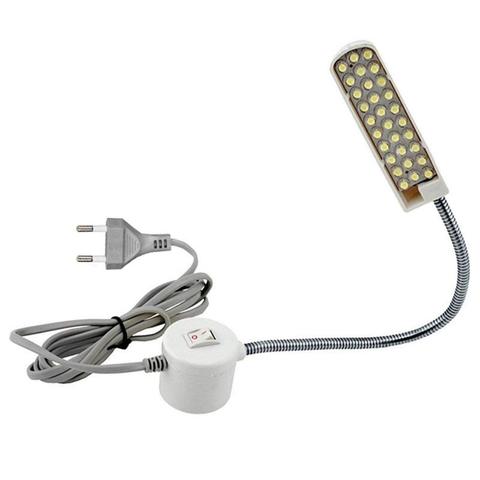 Lámpara de trabajo flexible, luz para máquina de coser de tipo LED multifuncional, dispositivo magnético para torno de taladro, ideal para iluminación industrial ► Foto 1/6