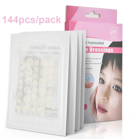 144 unids/pack acné parche para espinillas Invisible acné etiqueta mancha para el acné tratamiento maestro grano Remover el cuidado de la piel belleza herramienta ► Foto 1/1