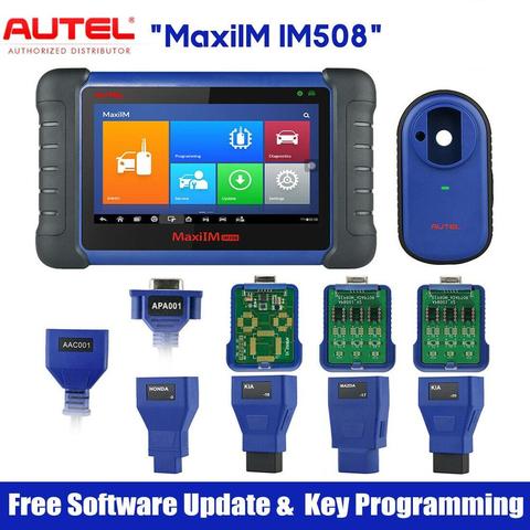 Autel-Herramienta de diagnóstico MaxiIM IM508 para coche, dispositivo con programa de reinicio de llave OBD2, inalámbrico IMMO ► Foto 1/6