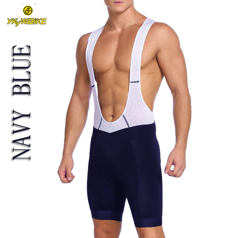 YKYWBIKE-pantalones cortos de LICRA para ciclismo profesional, SHORTS con almohadilla de esponja 3D a prueba de golpes para jinete de 8 horas, color azul marino, novedad de 2022 ► Foto 1/6