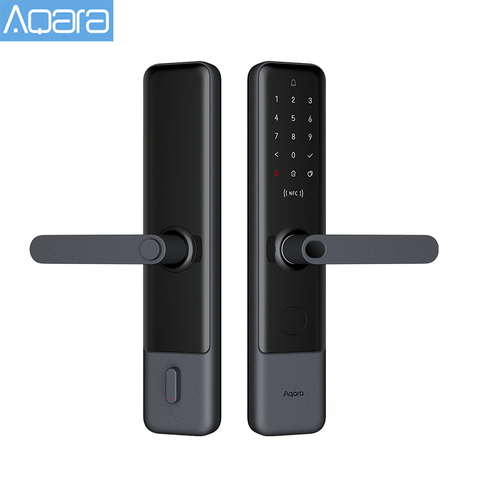 Cerradura de puerta inteligente Aqara N200, con huella dactilar, Bluetooth, contraseña, desbloqueo NFC, funciona con Mijia HomeKit Miband, 2022 ► Foto 1/6