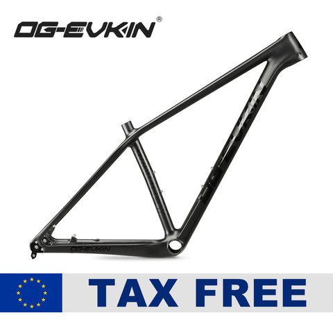 OG-EVKIN-Marco de carbono para bicicleta MTB, estructura a través del disco del eje, CF-052 27.5er/29er, 135xQR o 142x 12, cuadro para bici de montaña BB92 ► Foto 1/6