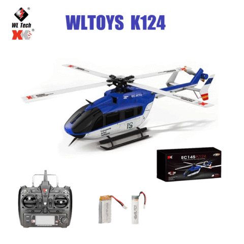 WLtoys-Dron de Control remoto XK K124 Original para niños, cuadricóptero sin escobillas, 2,4G, 6 CANALES, 3D, Modo 6G, helicóptero de Control remoto, juguetes para niños, regalos ► Foto 1/6