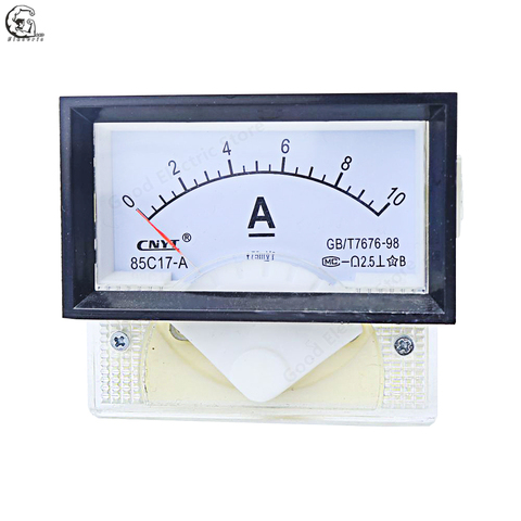 Panel analógico para pruebas de circuito medidor de prueba de amperímetro, medidor de prueba de amperios, DC 1A 2A 3A 5A 10A 15A 20A 30A 50A 75A 100A ► Foto 1/6