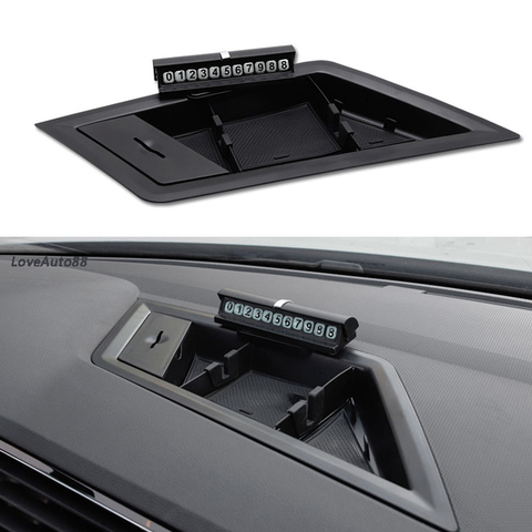 El tablero de instrumentos del coche caja de almacenamiento Multi-función caja contenedor Interior guardar orden para Volkswagen VW Tiguan MK2 2017 de 2022 a 2022 ► Foto 1/2