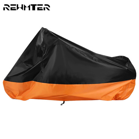 Cubierta de motocicleta para exteriores, Protector Uv para motores de lluvia, M, L, XL, XXL, XXXL, para Harley Touring, Sportster, Dyna ► Foto 1/6