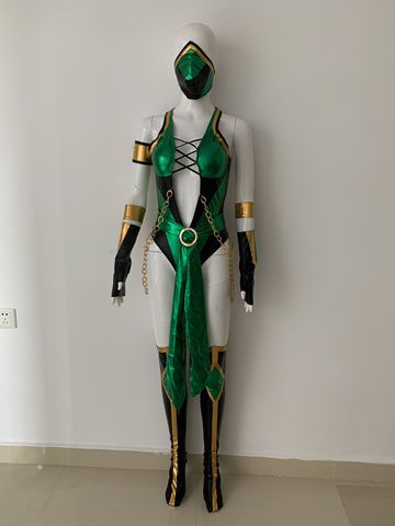 Disfraz de Jade para Cosplay, videojuego de mtarta Kombat X, hecho a medida ► Foto 1/4