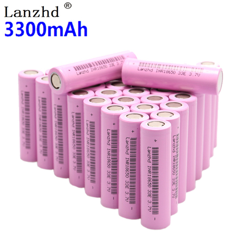 (10-80 uds) 18650 batería recargable de 3,7 V baterías de litio 18650 li-ion 3,7 v 30A 18650 batería para linterna herramientas y juguetes ► Foto 1/6