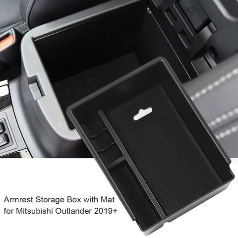 Coche consola Central caja recipiente de almacenamiento de apoyabrazos para Mitsubishi Outlander 2022 + ahorrar espacio reposabrazos caja de almacenamiento adecuado para coche ► Foto 1/6