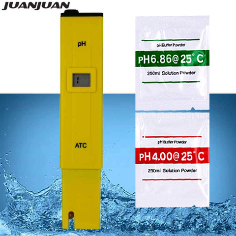 Medidor de pH probador de calidad de agua para el hogar, piscinas, acuarios, hidropónicos, cerveza casera, medición de pH para pH 0-14 20% de descuento ► Foto 1/6