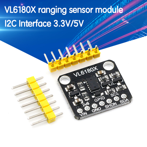 Módulo de Sensor de rango óptico VL6180 VL6180X, para interfaz Arduino I2C, 3,3 V, 5V, reconocimiento de gestos ► Foto 1/6