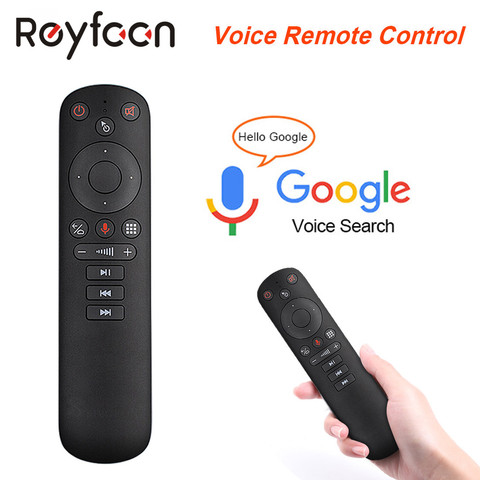 G50S-ratón de aire con Control por voz y giroscopio, Mini dispositivo inalámbrico con Control remoto y retroiluminación para Android tv box PC ► Foto 1/6