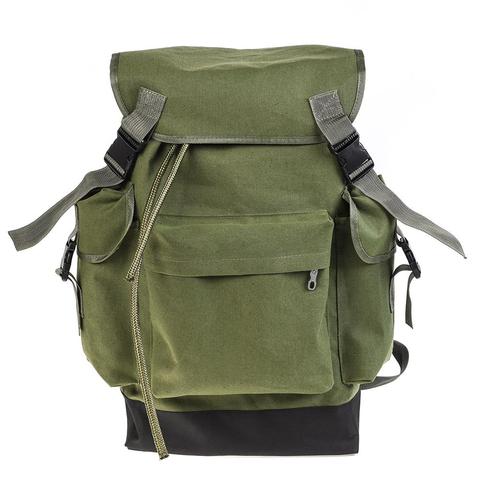70L de gran capacidad de pesca bolsa de lona verde del ejército bolsa para pesca de carpa pesca mochila Durable y resistente al desgaste para su uso bolsa ► Foto 1/6