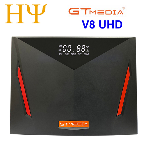 Gtmedia V8 UHD DVB S2 receptor de satélite incorporado wifi soporte H.265 DDVB-S/S2/S2X + T/T2/Cable/ATSC-C/ISDBT mejor V8X V8 POR2 ► Foto 1/6