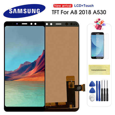 Pantalla LCD para Samsung Galaxy A8 2022 A530, montaje de digitalizador con pantalla táctil para Samsung A8 2022 A530 A530F A530F/DS ► Foto 1/6