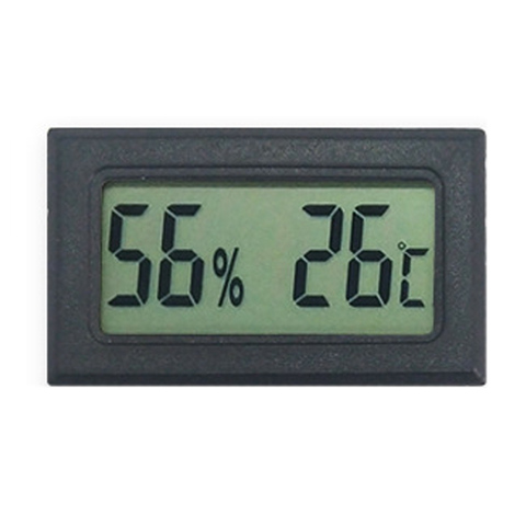 Mini Sensor de temperatura Digital para interiores, termómetro con medidor de humedad, higrómetro, termómetro Multicolor para nevera ► Foto 1/6