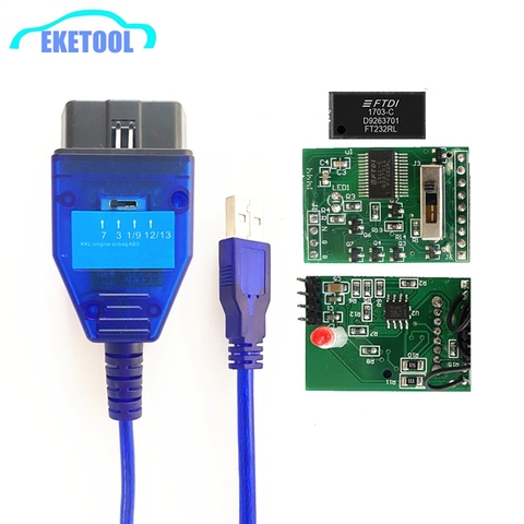 Interruptor de posición de 4 vías para VAG KKL, herramienta de diagnóstico OBD2, interfaz USB, para FIAT ECU SCAN FTDI FT232RL FT232RQ para VAG kkkl ► Foto 1/5