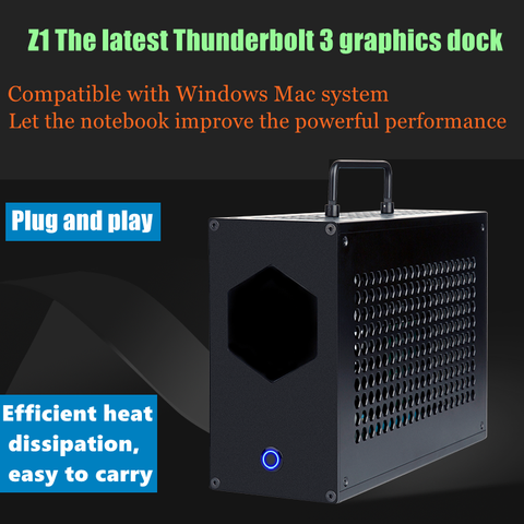 Tarjeta gráfica externa Thunderbolt 3, EGPU Z1, tarjeta de juego independiente ► Foto 1/4