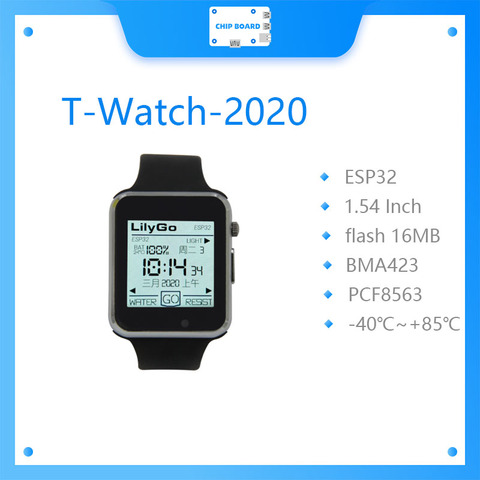 LILYGO-T-Watch-2022 TTGO ESP32, Chip principal, pantalla táctil de 1,54 pulgadas, programable, portátil, interacción ambiental ► Foto 1/6