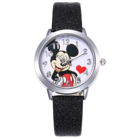 Nuevo de lujo reloj de las mujeres de dibujos animados Mickey Minnie reloj de cuarzo de moda niños niñas reloj de pulsera Relojes lindo reloj Relogio femenino ► Foto 1/6