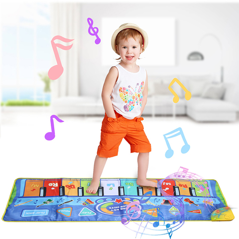 3 tipos de instrumentos musicales multifunción, alfombrilla para Piano, alfombrilla para jugar al bebé, juguetes educativos para niños, regalo para niños ► Foto 1/6