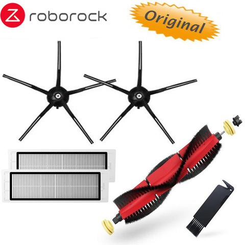 Roborock-cepillo principal desmontable para Roborock S6, S50, S5max, S6, MaxV, S4, E4, 5 brazos, Cepillo Lateral de silicona, novedad de 2022 ► Foto 1/6