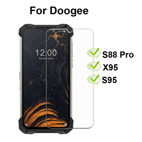 3-1PC de cristal para Doogee S88 Plus Smartphone vidrio templado en La Doogee S88 Pro S95 X95 S59 película protectora Pro Protector de pantalla ► Foto 1/6