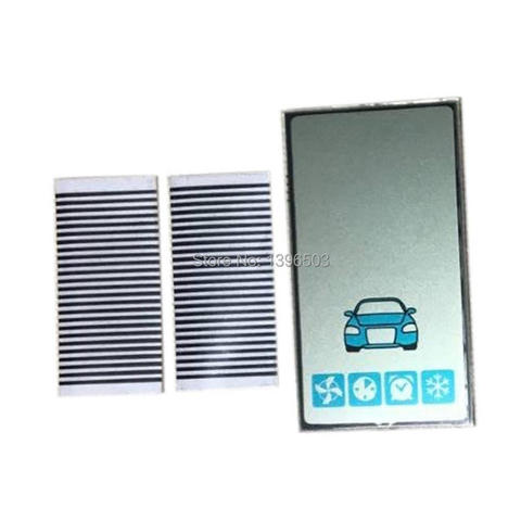 10 uds/lote A93 pantalla LCD de pantalla de papel de cebra para 10 Uds coche ruso sistema de alarma de dos LCD Control remoto clave starline A93 ► Foto 1/1