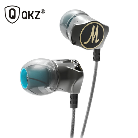 QKZ-Auriculares deportivos con cable DM7, 3,5mm, edición especial, carcasa chapada en oro, auriculares HiFi HD con aislamiento de ruido ► Foto 1/6