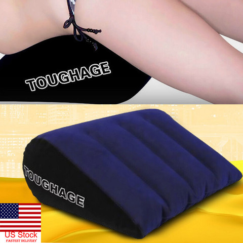 Almohada inflable de cuña con soporte corporal, cojín de posición de amor, ropa de cama para pareja, almohada para adultos ► Foto 1/6