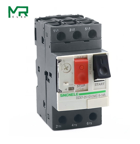 Disyuntor de protección del Motor, serie GV2-ME, MPCB, GV2, interruptor de protección del Motor, 1 Uds. ► Foto 1/5