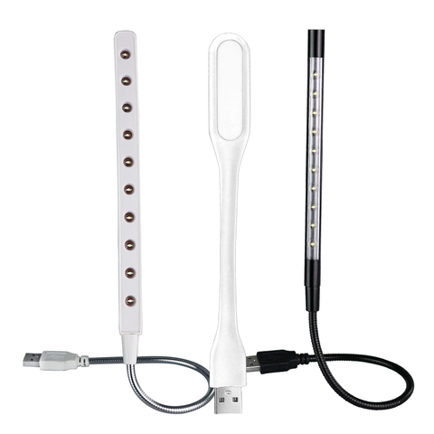 Luz LED nocturna con Cable USB de 5V, lámpara de lectura de libros, protección ocular, miniiluminación de mesa de escritorio para PC, Notebook, fuente de alimentación, trabajo de estudio ► Foto 1/6