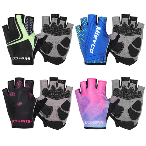 Mieyco-guantes de ciclismo sin dedos para hombre y mujer, accesorios para bicicleta de montaña, gimnasio, motocicleta, Camping, deportes de equitación ► Foto 1/5