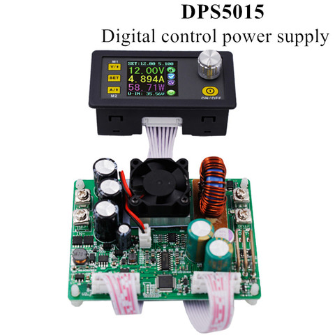 DPS5015, control de voltaje constante, fuente de alimentación de corriente constante, comunicación, convertidor de voltaje de corriente, voltímetro 50V 15a 40% de descuento ► Foto 1/6