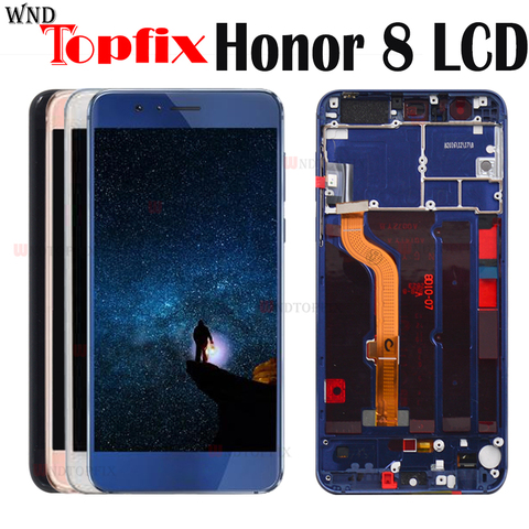 Pantalla táctil LCD para Huawei Honor 8, repuesto de FRD-L19 con marco y FRD-L09, 5,2