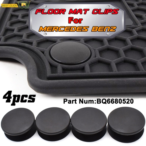 Sujetadores de sujeción para alfombra de coche, broches de alfombra, abrazaderas de sujeción para Mercedes Benz amg W205 W245 X164 W140 X156, 4 Uds. ► Foto 1/6