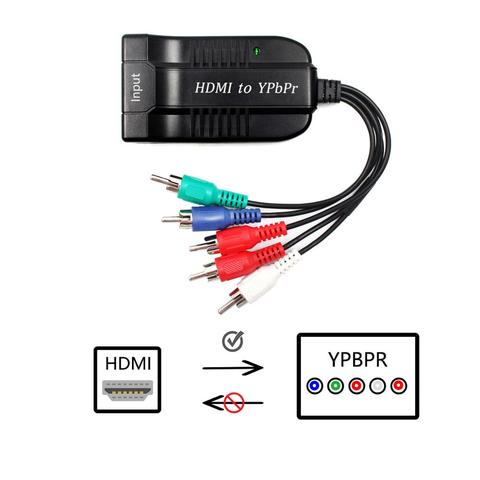 Adaptador HDMI a SCALER componente RGB YPbPr, 1080P, HD, claro, convertidor de audio R/L ► Foto 1/6