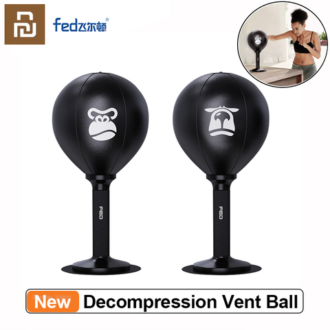 Youpin-Bola de ventilación de descompresión para entretenimiento, Balón de boxeo antiestrés, alta elasticidad, ventosa fuerte ► Foto 1/6