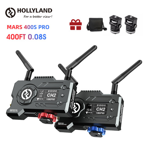 Hollyland-transmisor de vídeo Mars 400S Pro, receptor inalámbrico, 400ft, SDI, HDMI, compatible con sistema de transmisión inalámbrica 1080p ► Foto 1/6