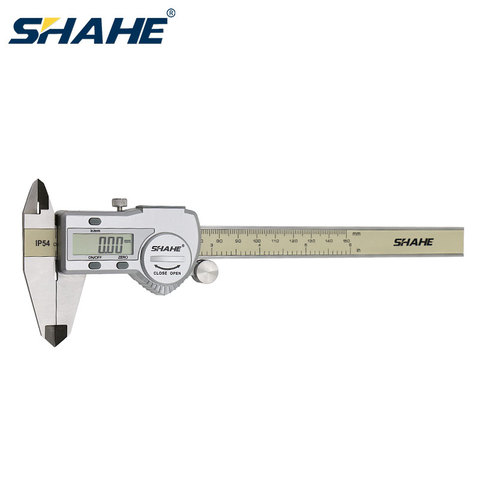 SHAHE-calibrador Digital de acero inoxidable de 150mm y 6 pulgadas, calibrador Digital electrónico, micrómetro, herramientas de medición ► Foto 1/4