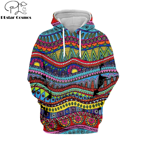 PLstar Cosmos-Sudadera con capucha 3d psicodélica, ropa para Parte Superior Femenina, con diseño de Mandala Hippie Trippy abstracto, streetwear-13 de manga larga para invierno y otoño ► Foto 1/3