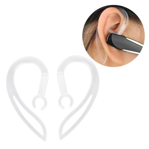 Auriculares Bluetooth de 5mm, 6mm, 7mm, 8mm y 10mm, gancho de silicona transparente para las orejas, 1 par ► Foto 1/6