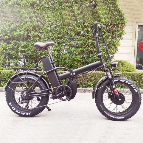 Bicicleta montada eléctrica de 26 pulgadas fat snow ebike 4,0 neumático ancho 48V500W motor de alta velocidad super bicicleta eléctrica ► Foto 1/5