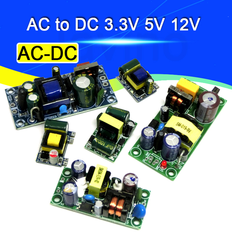 Convertidor Buck de precisión AC-DC, 3,3 V/5V/12V, AC220v, toDC, 3,3 V/5V/12V, módulo de fuente de alimentación de transformador reductor de 1A 12W ► Foto 1/6