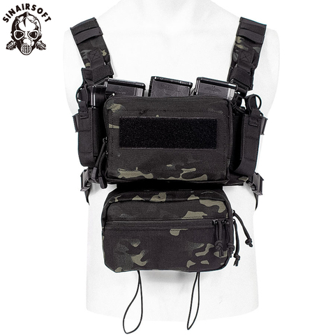 Chaleco táctico militar para Airsoft, chaleco de combate, placa de asalto, bolsa de aparejo para el pecho, ropa CS para exteriores, chaleco de caza Multicam ► Foto 1/6